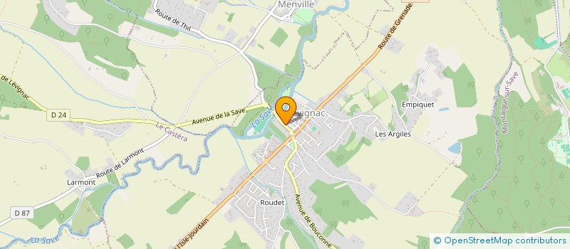 localisation de l'entreprise MICRO EVEIL  LEVIGNAC