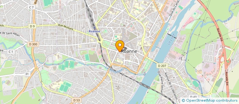 localisation de l'entreprise MICRO EXPERTS à ROANNE