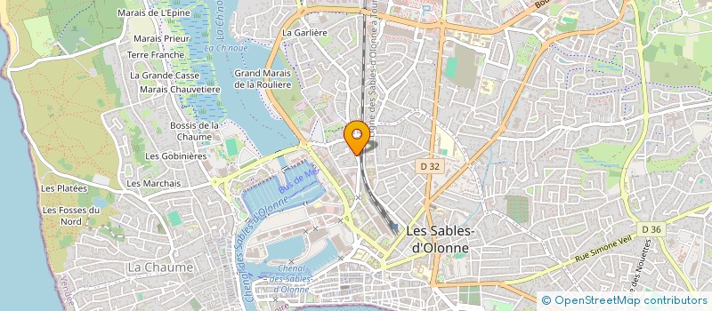 localisation de l'entreprise MICRO @ FAIRE à LES SABLES D'OLONNE