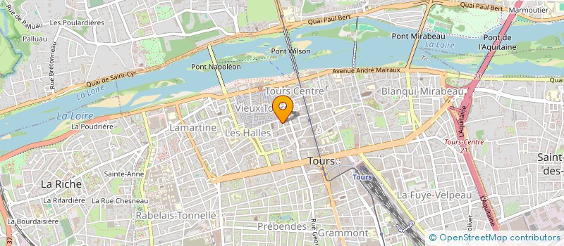 localisation de l'entreprise MICRO-GATE SARL à TOURS