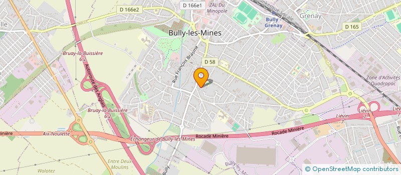 localisation de l'entreprise MICRO GK à BULLY-LES-MINES
