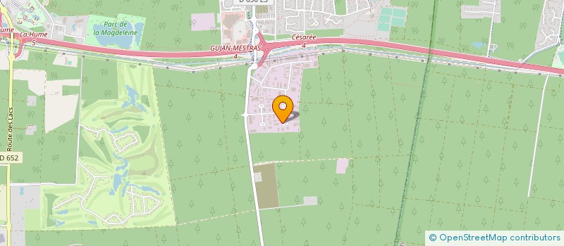 localisation de l'entreprise MICRO HABITAT  GUJAN-MESTRAS