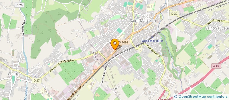 localisation de l'entreprise MICRO-HOLDING CLEMENT LAURE  SAINT-MARCELLIN