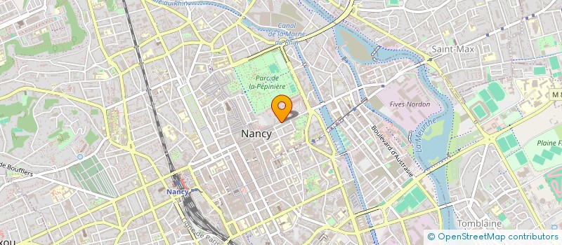 localisation de l'entreprise MICRO HOLDING FAMILLE BERTE  NANCY