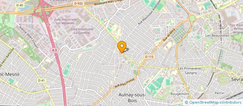 localisation de l'entreprise MICRO HOUSE à AULNAY-SOUS-BOIS