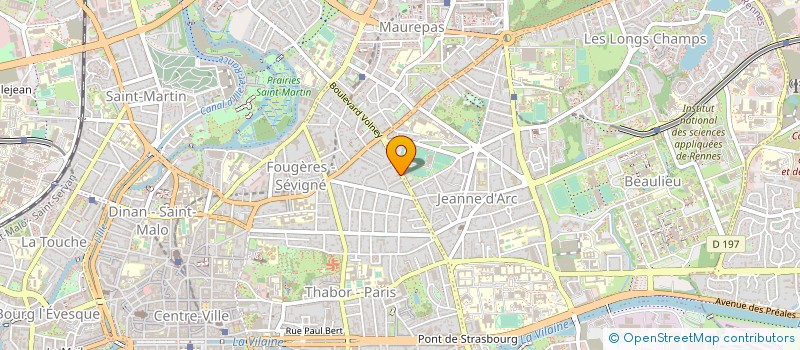 localisation de l'entreprise MICRO INFORMAT PROFESSIONNELLE SERVICES à RENNES