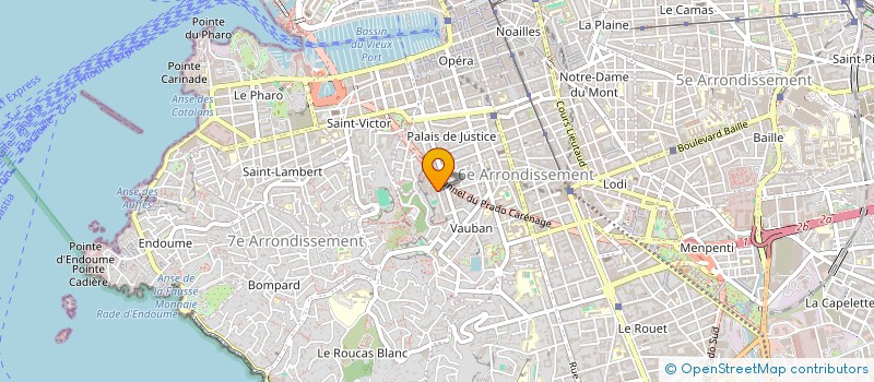 localisation de l'entreprise MICRO INFORMATIQUE BUSINESS à MARSEILLE
