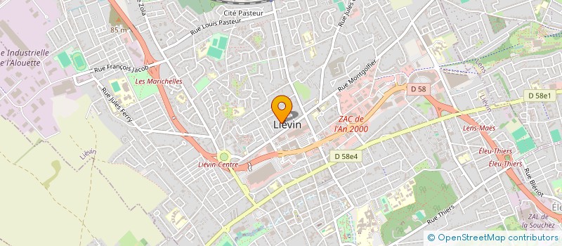 localisation de l'entreprise MICRO INFORMATIQUE ET LOISIRS  LIEVIN