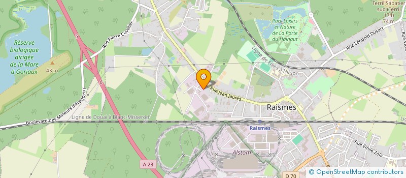 localisation de l'entreprise MICRO INFORMATIQUE SERVICES VALENCIENNES à RAISMES