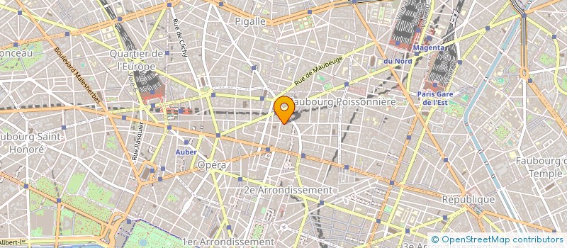 localisation de l'entreprise MICRO JOURNAL à PARIS