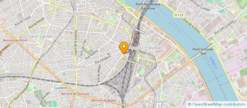 localisation de l'entreprise MICRO LAN TGV  BORDEAUX