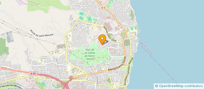 localisation de l'entreprise MICRO LASER  MARTIGUES