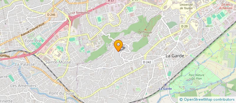 localisation de l'entreprise MICRO LOG à LA GARDE