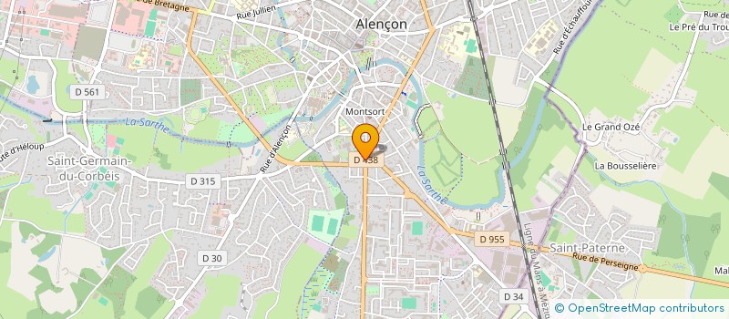 localisation de l'entreprise MICRO-LOGIC SARL à ALENCON