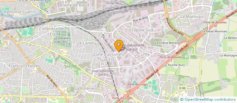 localisation de l'entreprise MICRO LYNX PHOTOGRAVURE  RENNES