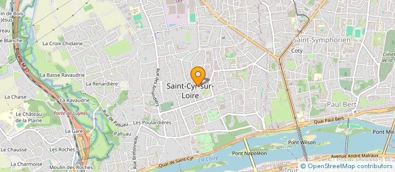 localisation de l'entreprise MICRO MARQUE à SAINT-CYR-SUR-LOIRE