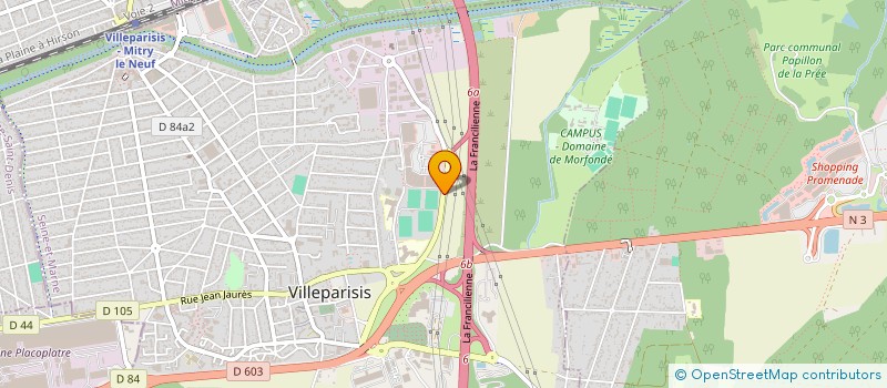 localisation de l'entreprise MICRO MATIC FRANCE à VILLEPARISIS