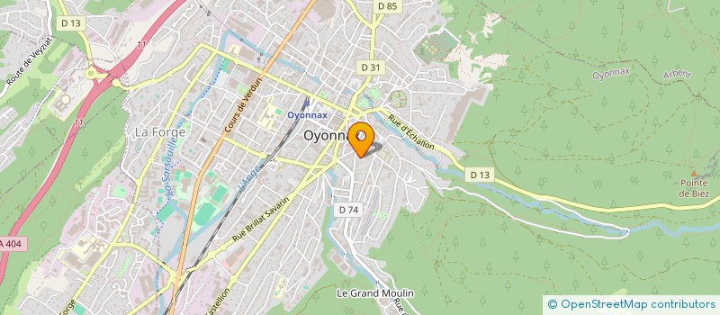 localisation de l'entreprise MICRO MEDIA CONSEILS à OYONNAX