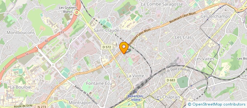 localisation de l'entreprise MICRO-MEGA INTERNATIONAL à BESANCON