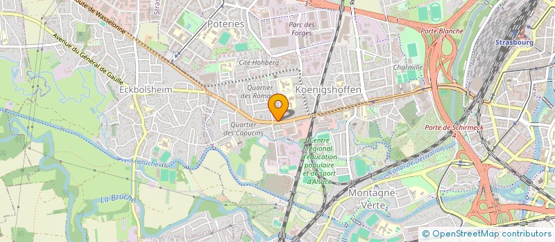 localisation de l'entreprise MICRO-MODELE à STRASBOURG