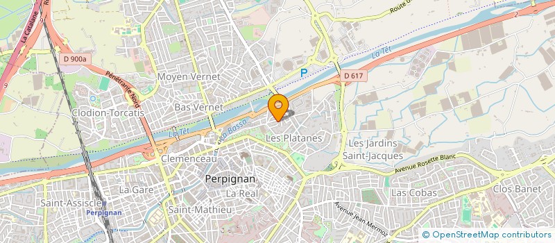 localisation de l'entreprise MICRO NET 66 à PERPIGNAN