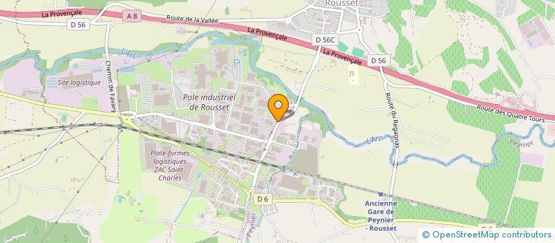 localisation de l'entreprise MICRO'ORANGE  ROUSSET