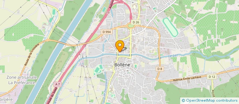 localisation de l'entreprise MICRO PASSION à BOLLENE