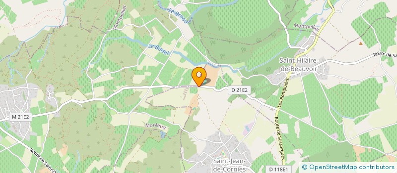 localisation de l'entreprise MICRO PELLE MEDITERRANEE  SAINT-JEAN-DE-CORNIES