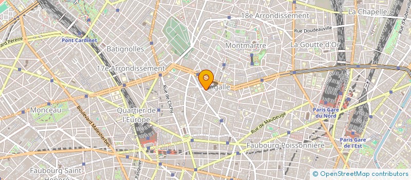 localisation de l'entreprise MICRO PERFORMANCE à PARIS