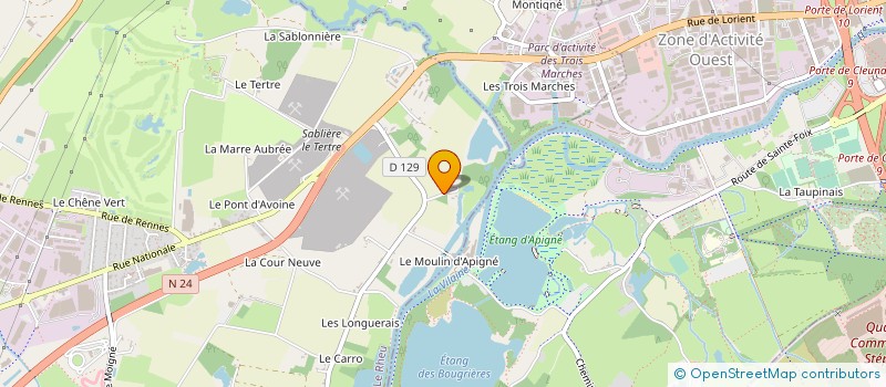 localisation de l'entreprise MICRO PLUS CONCENTRES FRANCE SARL à LE RHEU