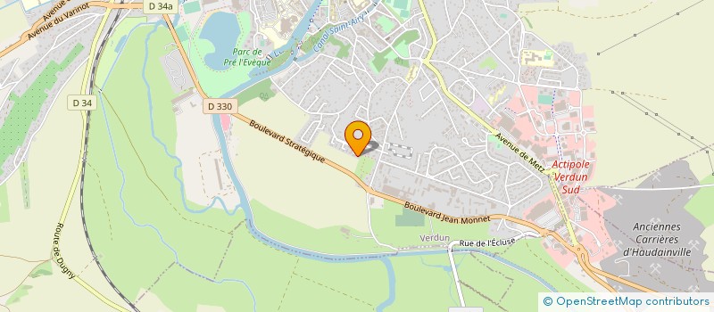 localisation de l'entreprise MICRO POLARIS SARL à VERDUN
