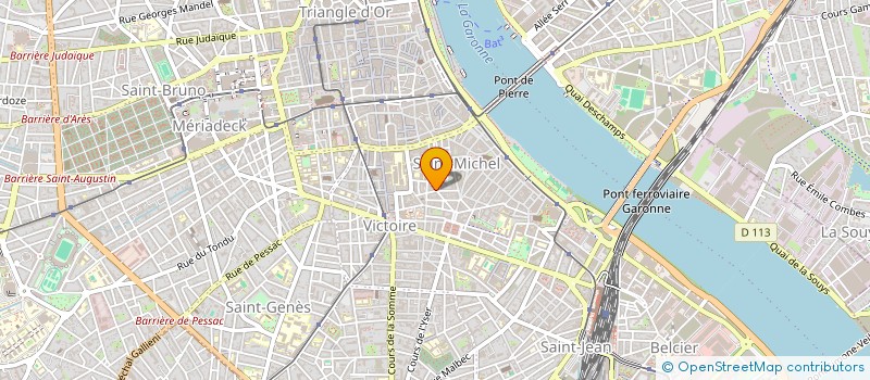 localisation de l'entreprise MICRO POPULOS à BORDEAUX