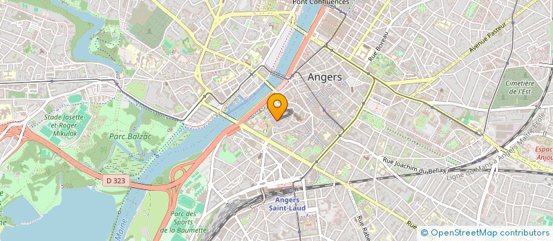 localisation de l'entreprise MICRO-RATURES à ANGERS