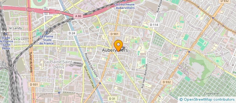 localisation de l'entreprise MICRO SAT à AUBERVILLIERS