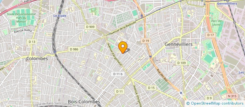 localisation de l'entreprise MICRO SELF TRAITEMENT COMPTABLE  ASNIERES-SUR-SEINE