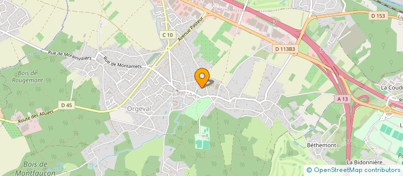 localisation de l'entreprise MICRO SHELTER SOLUTION  ORGEVAL