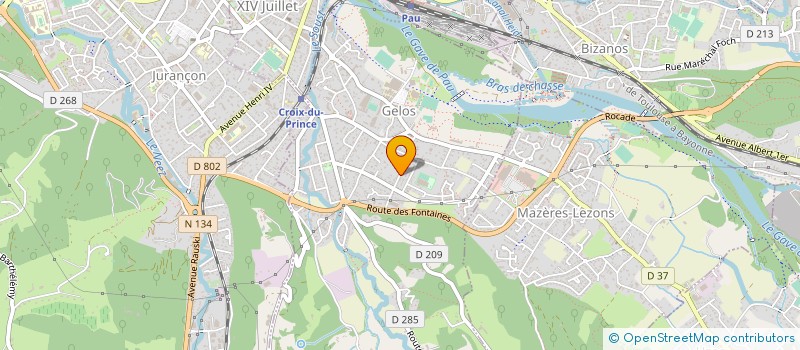 localisation de l'entreprise MICRO SOLUS  GELOS