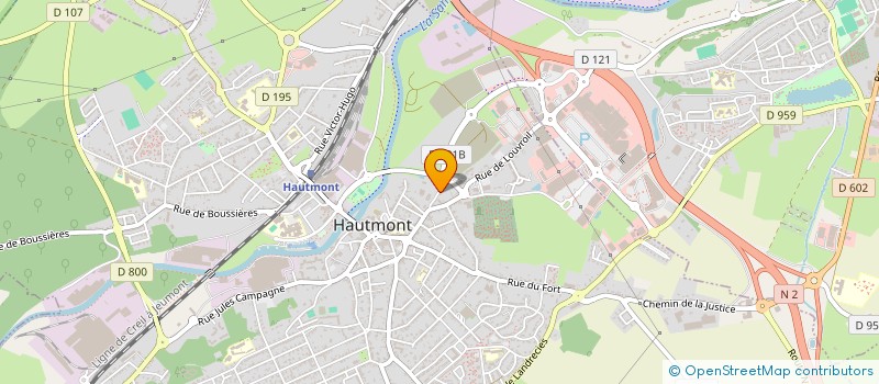 localisation de l'entreprise MICRO SOS COMPUTER à HAUTMONT