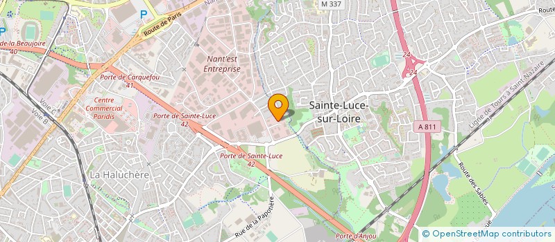 localisation de l'entreprise MICRO SYNTHESE à NANTES