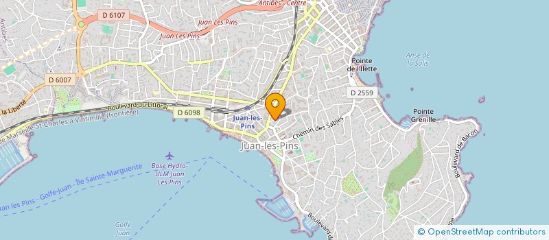 localisation de l'entreprise MICRO-TECH à ANTIBES