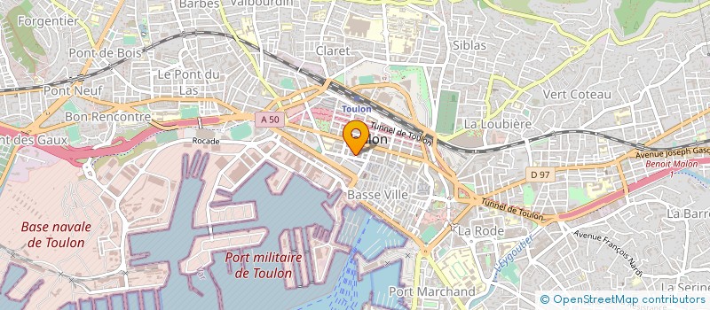 localisation de l'entreprise MICRO TECH à TOULON