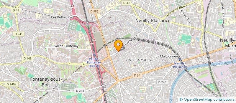 localisation de l'entreprise MICRO TECHNIC à FONTENAY-SOUS-BOIS