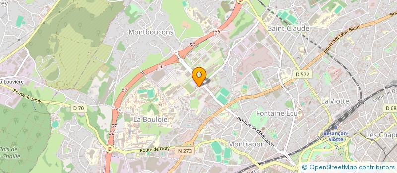 localisation de l'entreprise MICRO-USM à BESANCON