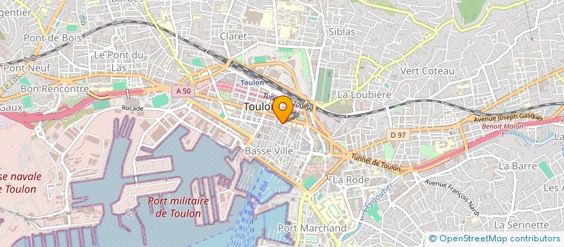 localisation de l'entreprise MICRO VORTEX à TOULON