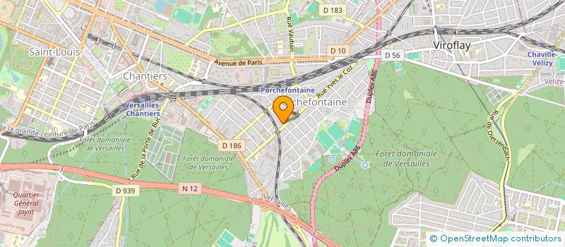 localisation de l'entreprise MICROBESS à VERSAILLES