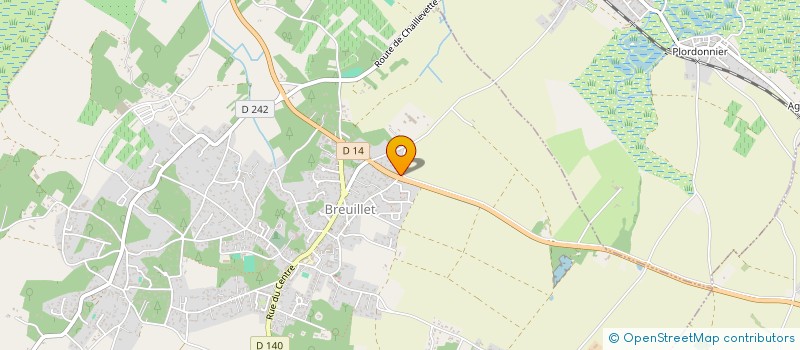 localisation de l'entreprise MICROBIB  SAUJON