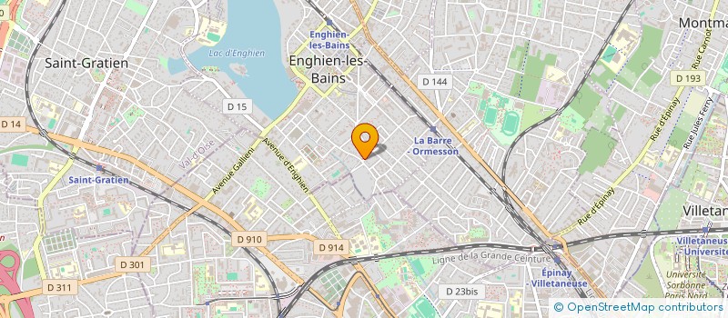 localisation de l'entreprise MICROBIOLOGICS FRANCE  ENGHIEN-LES-BAINS