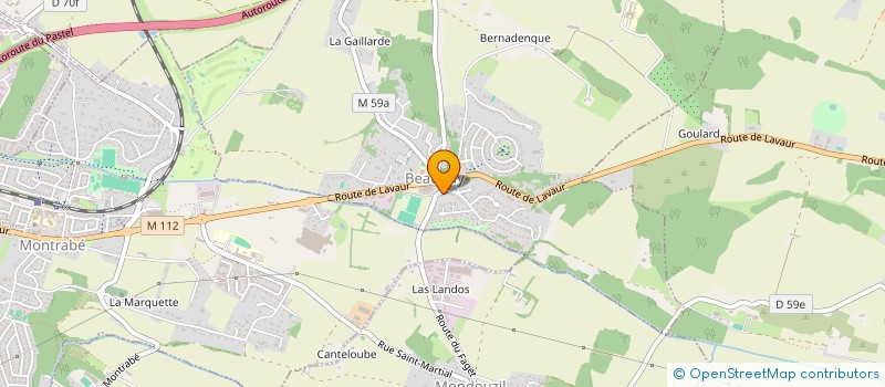 localisation de l'entreprise MICROBIS  BEAUPUY