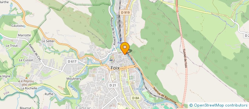 localisation de l'entreprise MICROBRASSERIE DE LA FOURCHE à FOIX