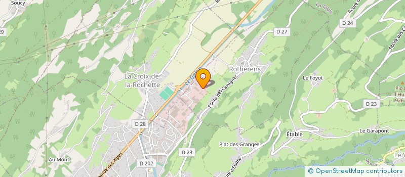 localisation de l'entreprise MICROBRASSERIE LES FUNAMBULES à LA CROIX-DE-LA-ROCHETTE